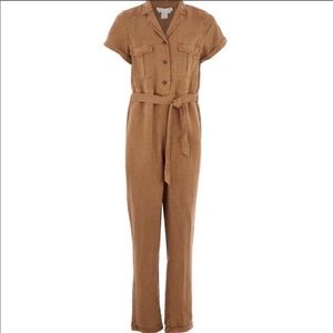 C&C California Linen Jumpsuit Utility Coverall